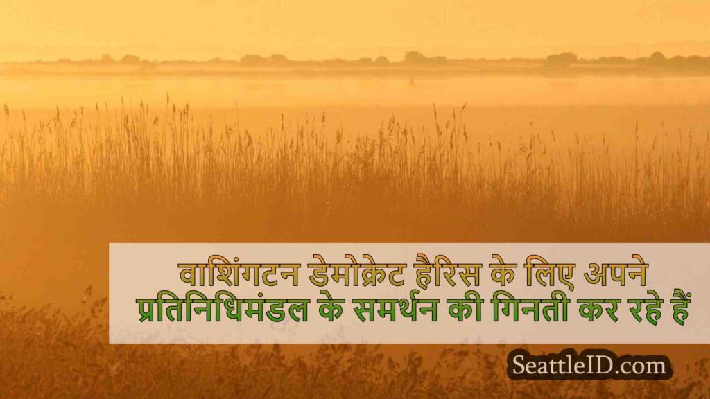 वाशिंगटन डेमोक्रेट्स गुरुवार को हैरिस