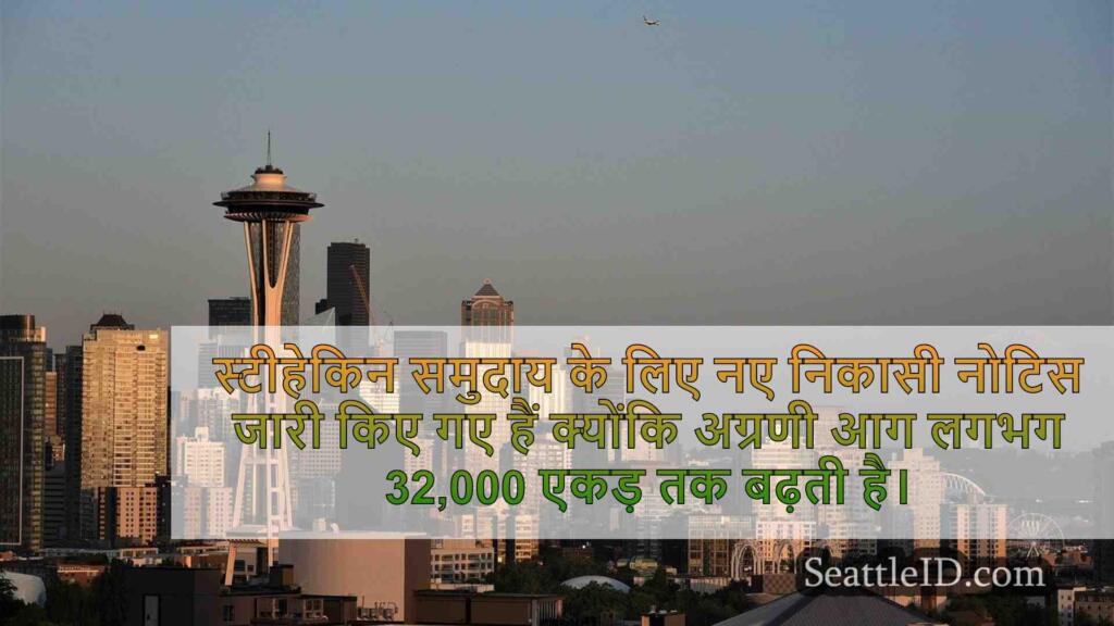 सिएटल के सूखे क्षेत्रों में बढ़ते ब्रश