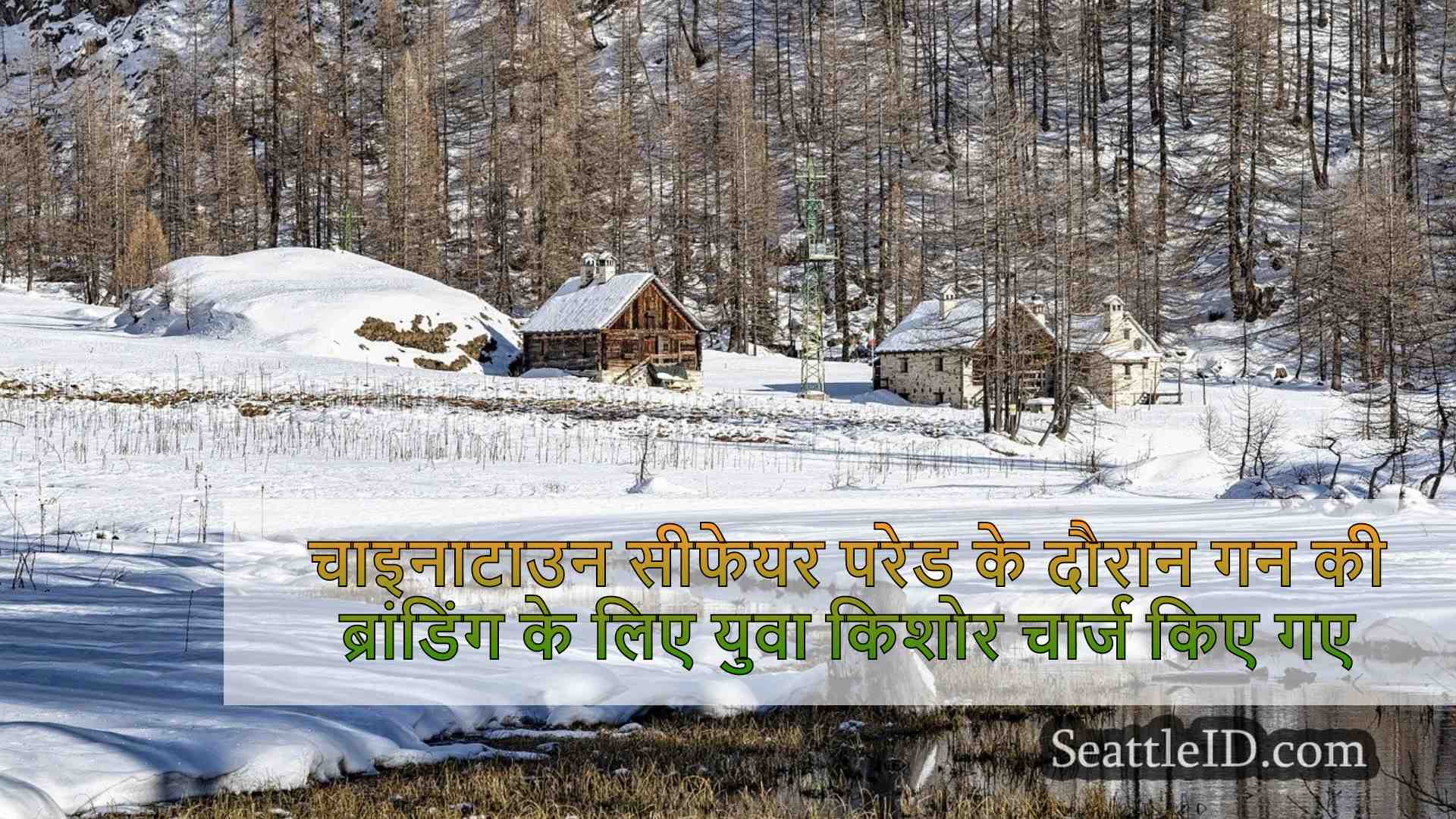 चाइनाटाउन सीफेयर परेड के दौरान गन की
