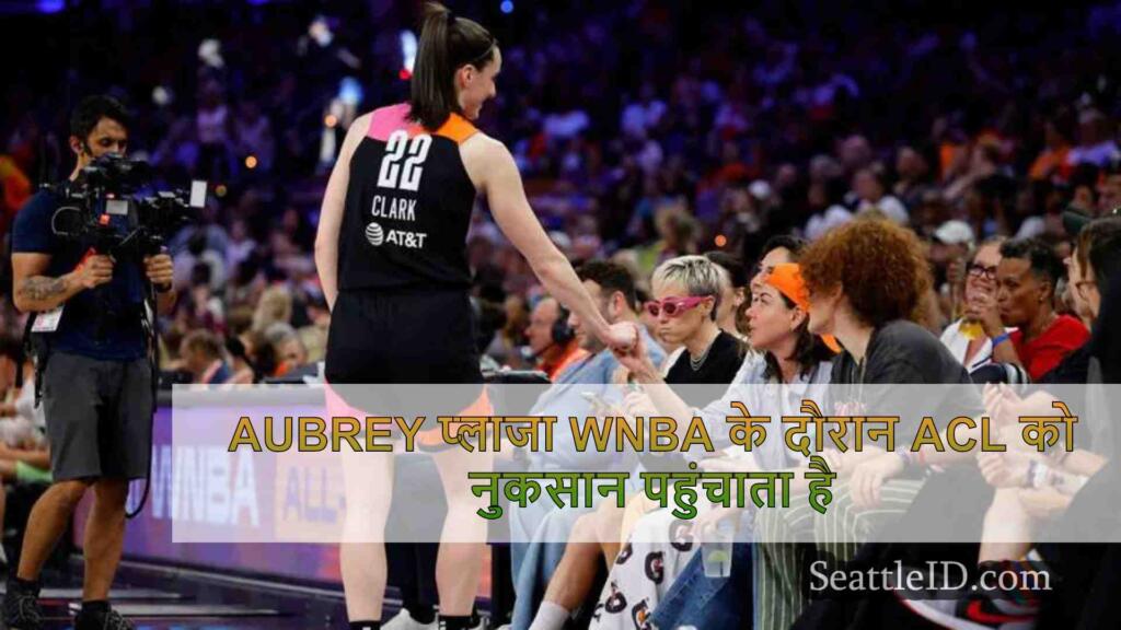 Aubrey प्लाजा WNBA के दौरान ACL को