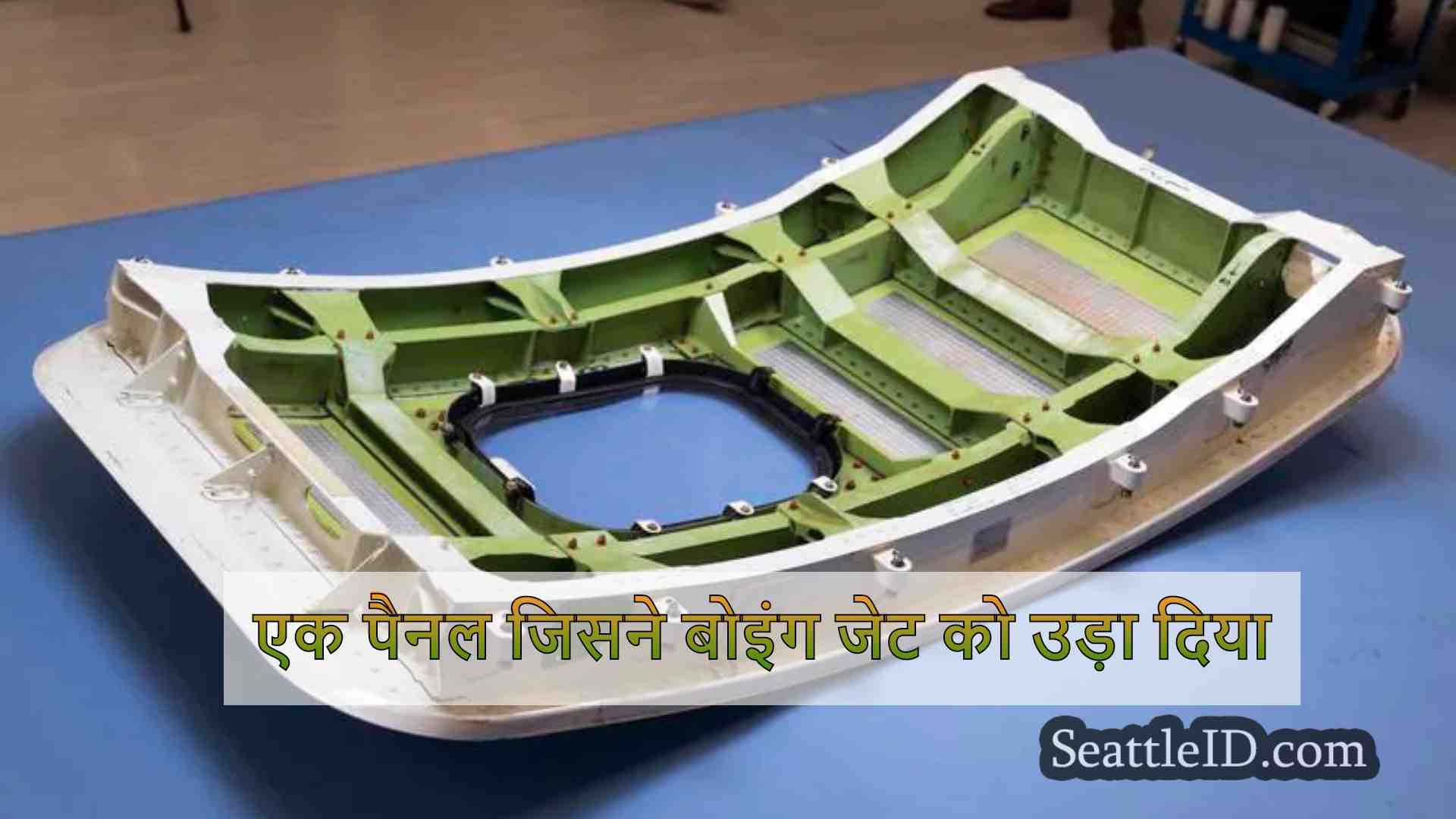 एक पैनल जिसने बोइंग जेट को उड़ा दिया