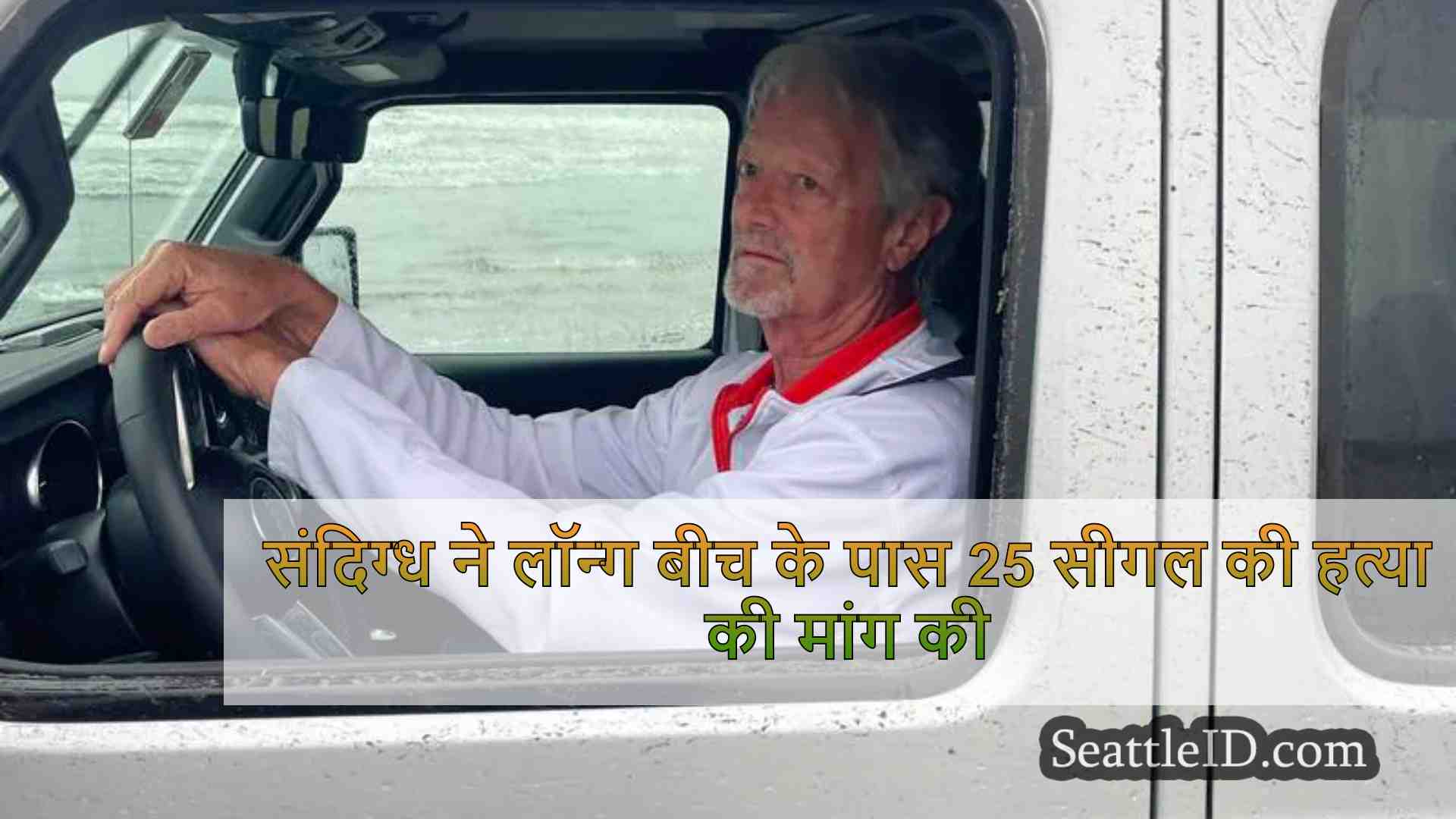 संदिग्ध ने लॉन्ग बीच के पास 25 सीगल की
