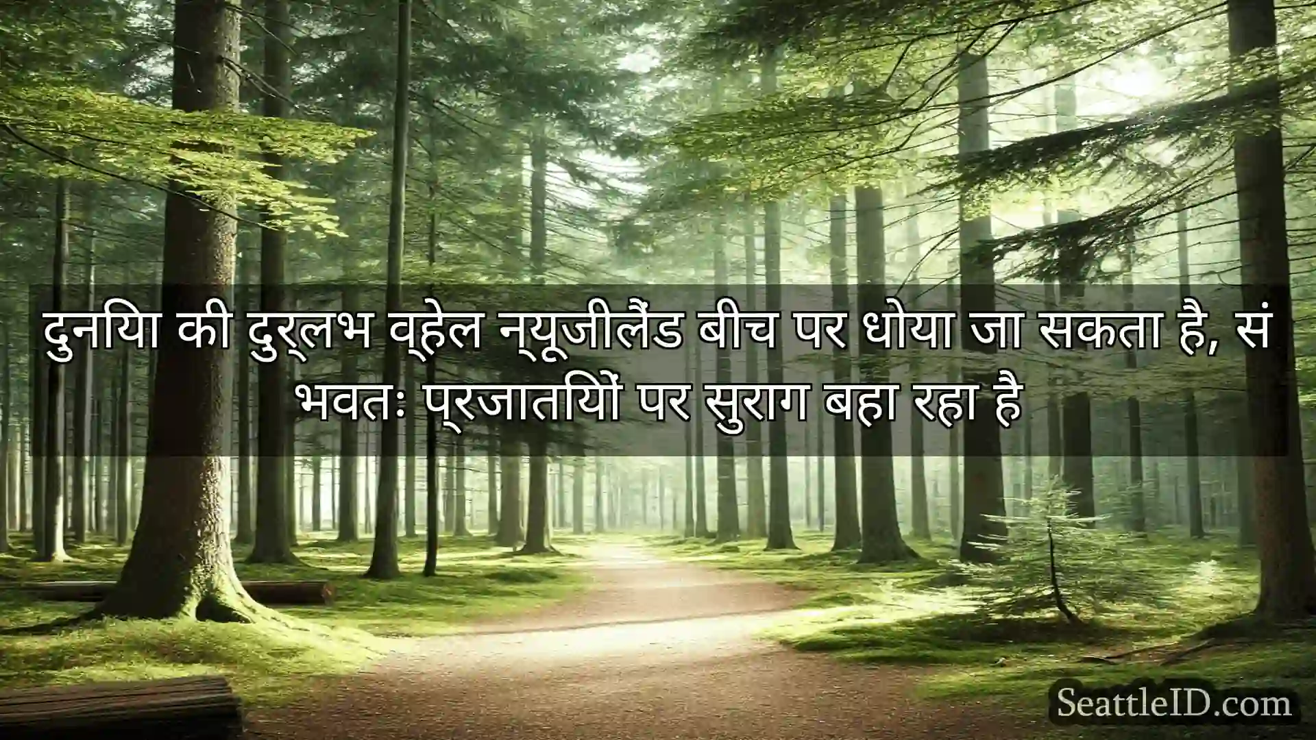 सिएटल समाचार दुनिया की दुर्लभ व्हेल न्यूजीलैंड