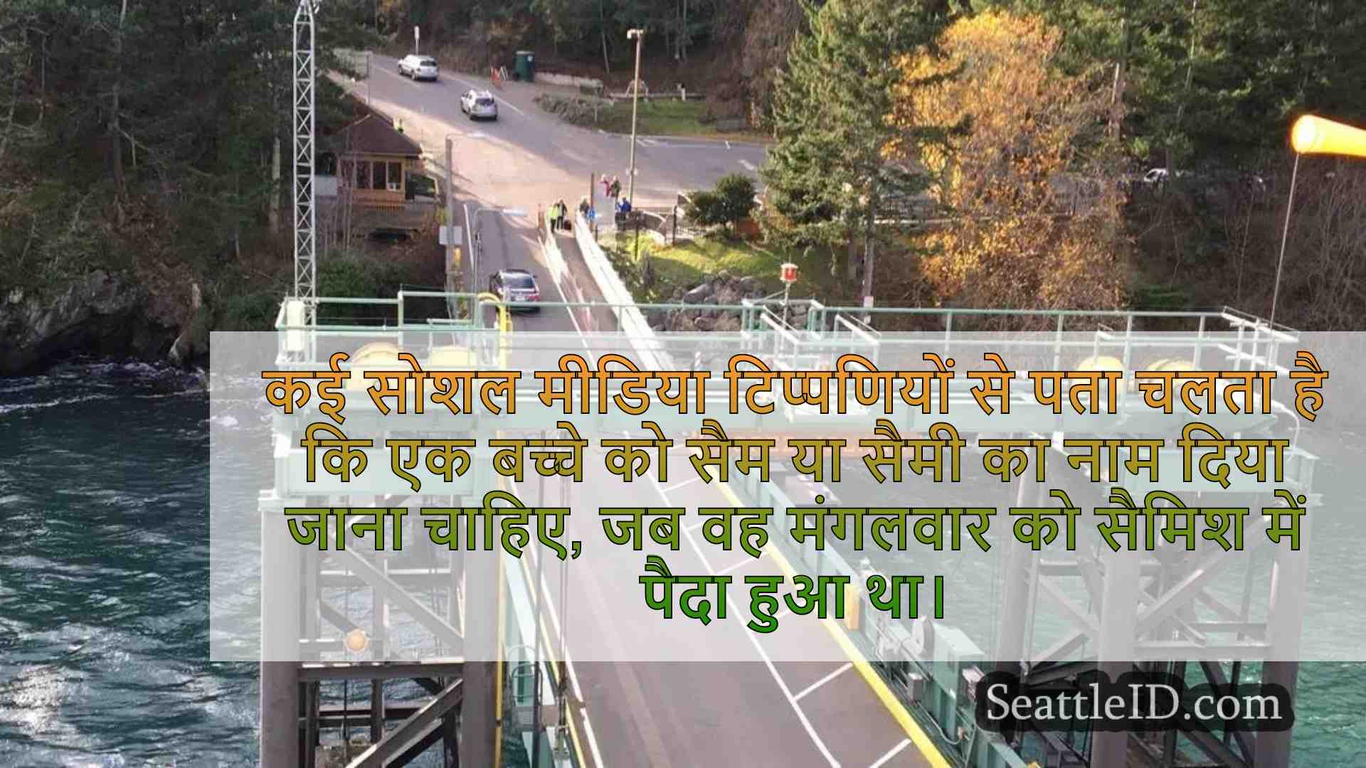 बेबी ऑन बोर्ड: वाशिंगटन स्टेट फेरी पर