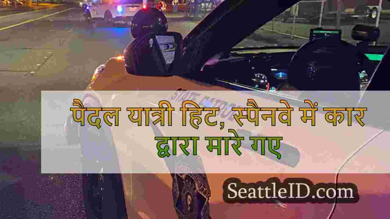 पैदल यात्री हिट, स्पैनवे में कार द्वारा