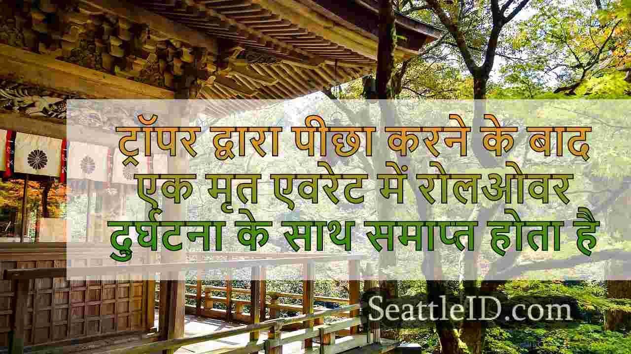 ट्रॉपर द्वारा पीछा करने के बाद एक मृत