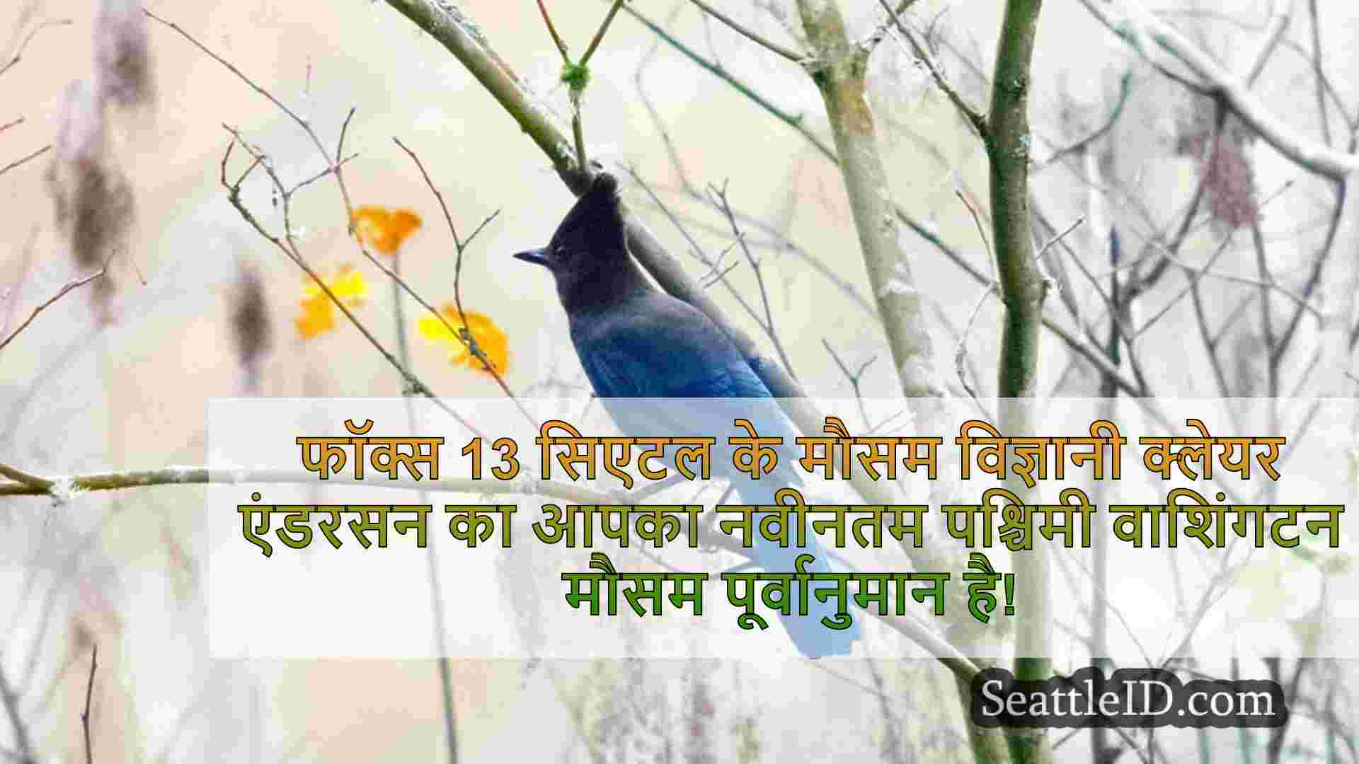 सिएटल वेदर: मंगलवार को धूप के बादल, 70