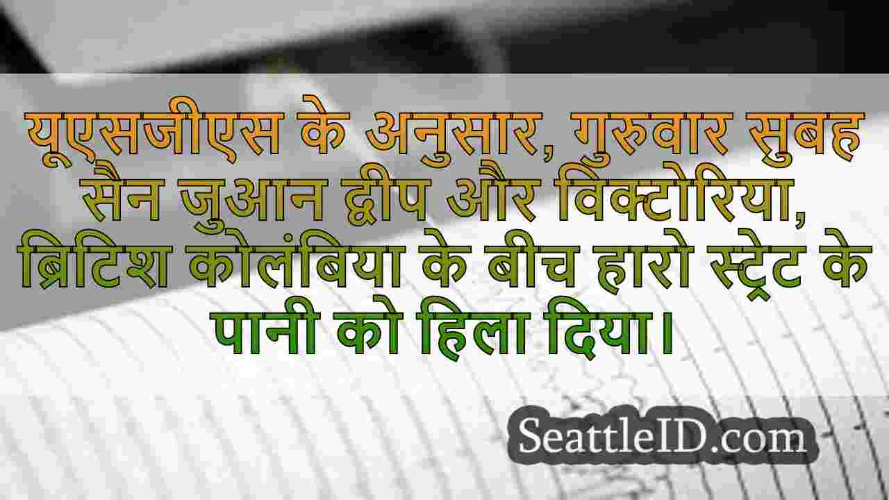 क्या आपने इसे महसूस किया?4.0 परिमाण