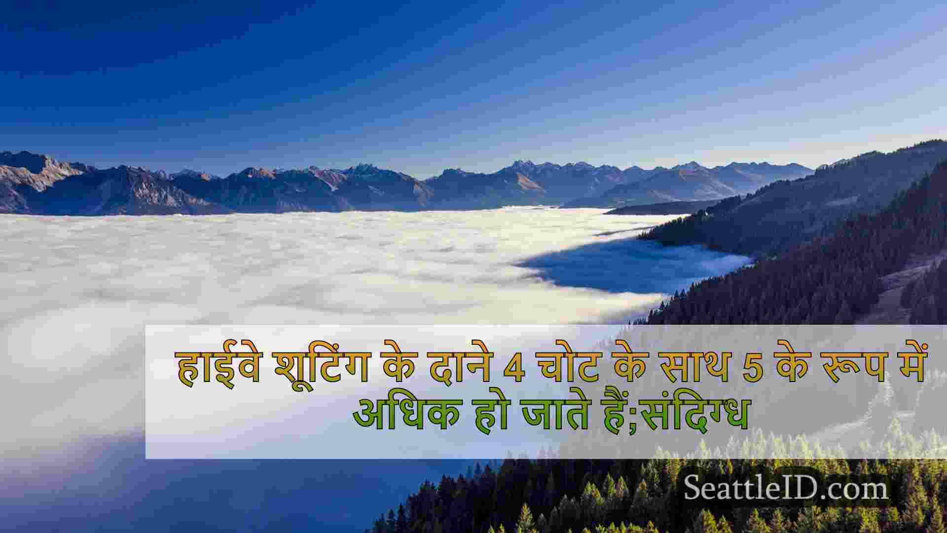 हाईवे शूटिंग के दाने 4 चोट के साथ 5 के