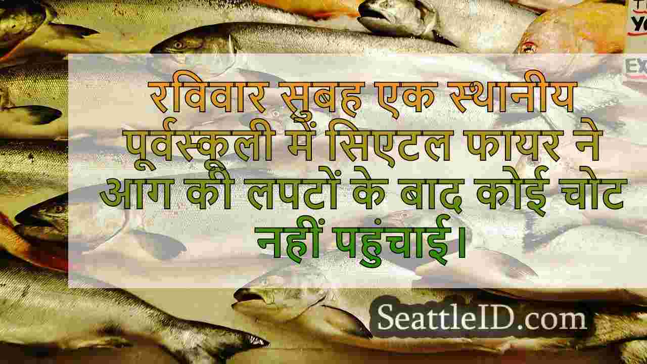 सिएटल प्रीस्कूल ने रविवार सुबह आग पकड़
