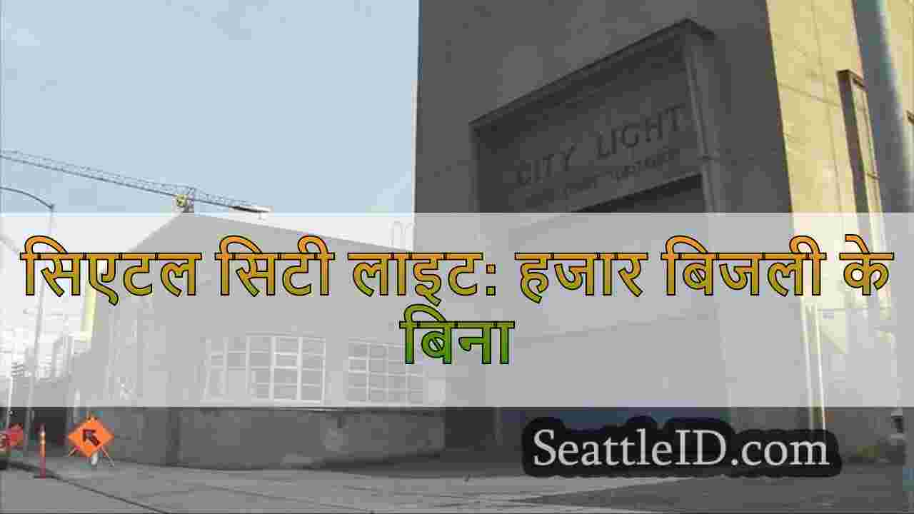 सिएटल सिटी लाइट: हजार बिजली के बिना