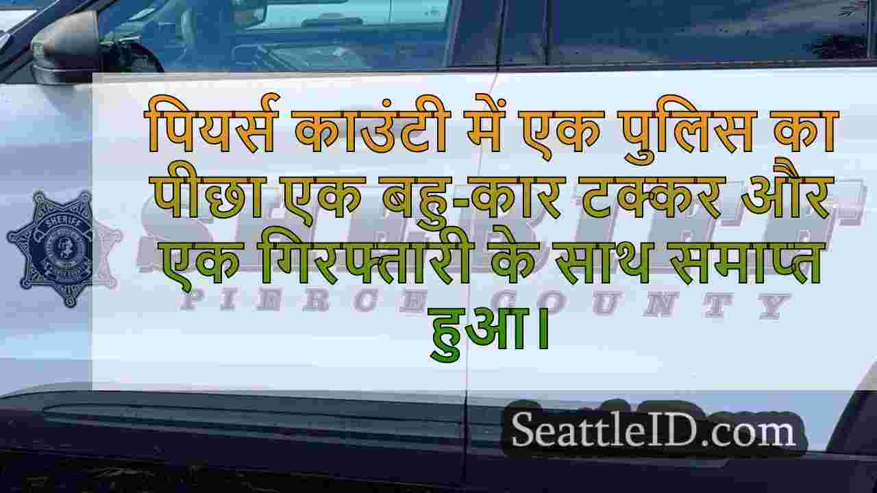 पियर्स काउंटी चेस मल्टी-कार दुर्घटना के