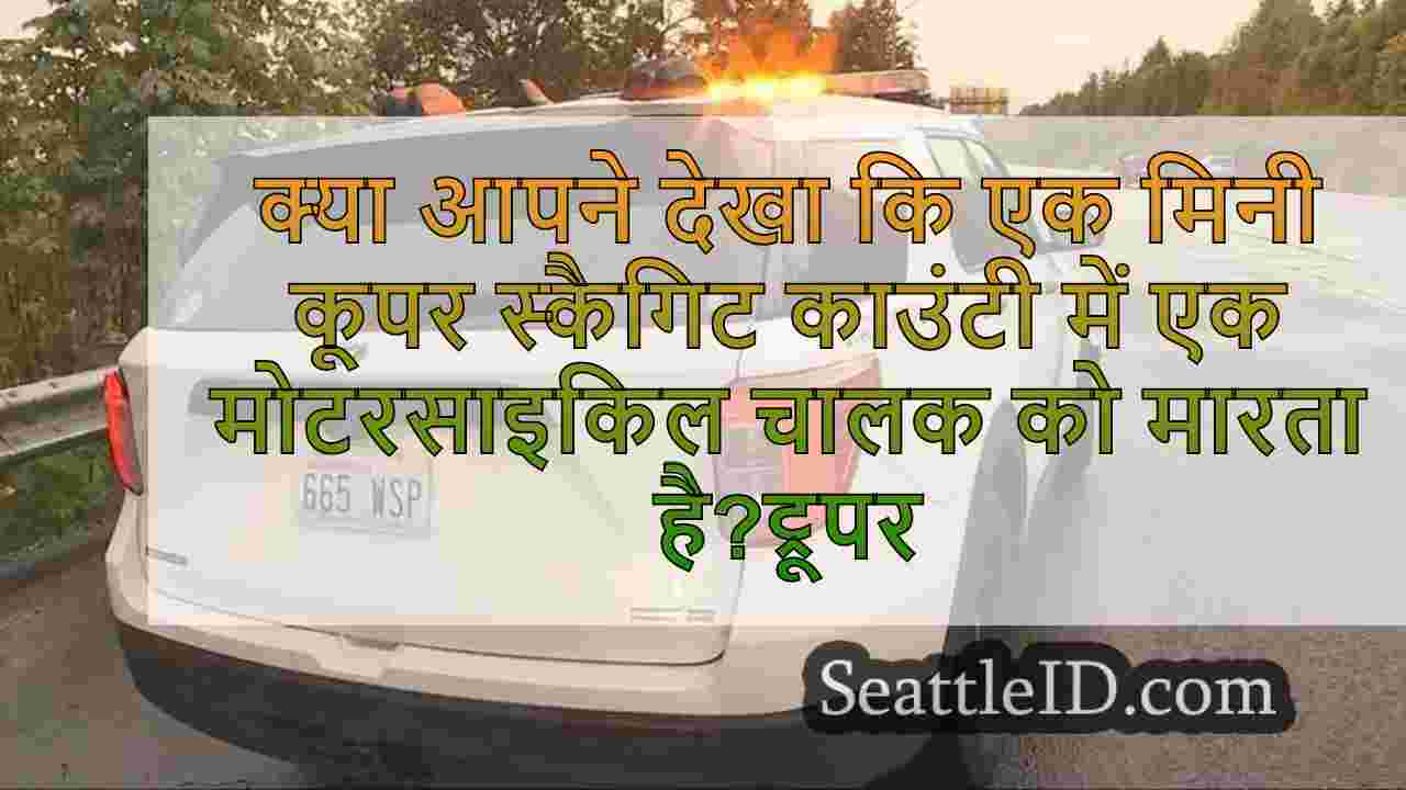 क्या आपने देखा कि एक मिनी कूपर स्कैगिट