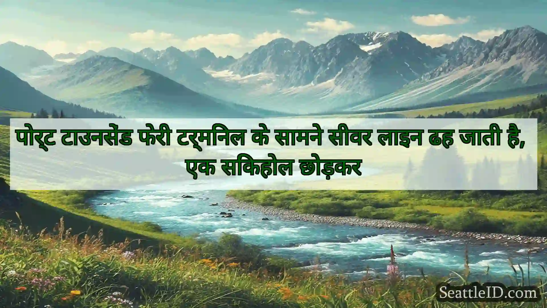 सिएटल समाचार पोर्ट टाउनसेंड फेरी टर्मिनल के