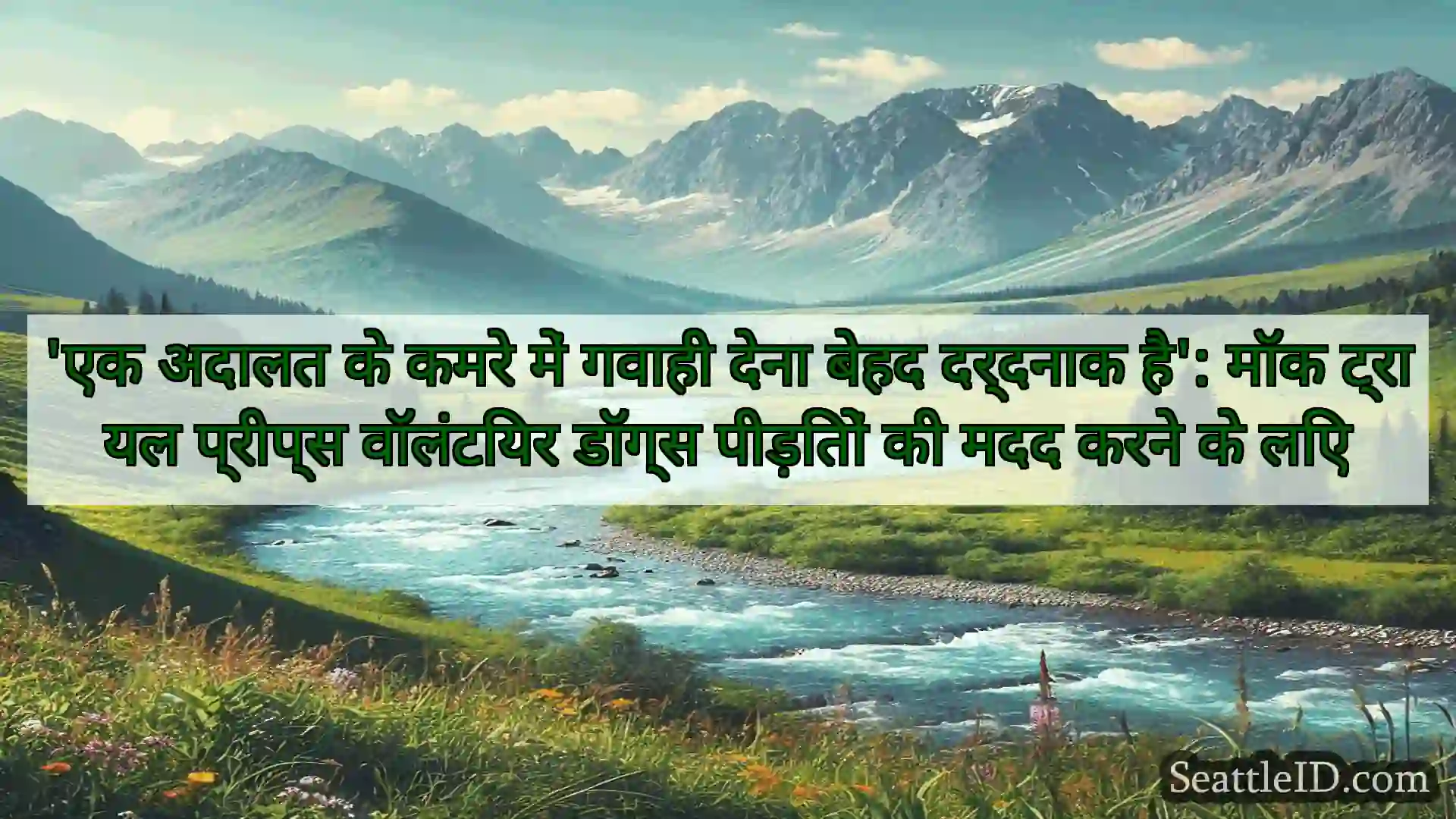सिएटल समाचार 'एक अदालत के कमरे में गवाही देना