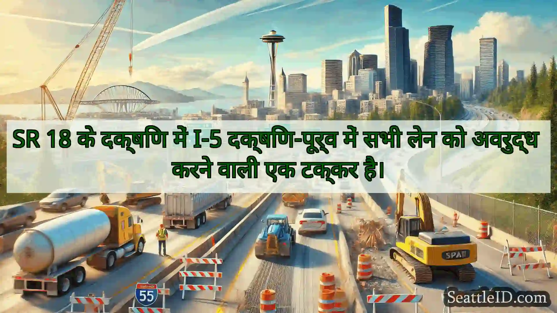 सिएटल परिवहन समाचार SR 18 के दक्षिण में I-5