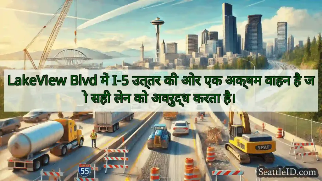 सिएटल परिवहन समाचार LakeView Blvd में I-5 उत्तर की ओर