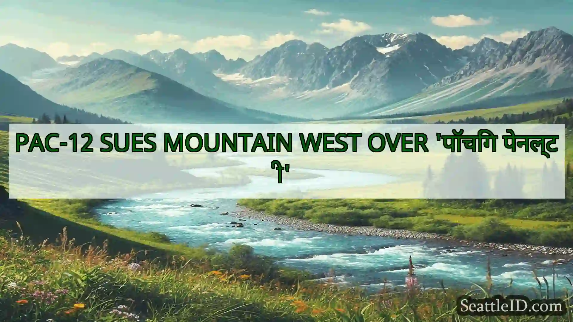 सिएटल समाचार PAC-12 SUES MOUNTAIN WEST OVER