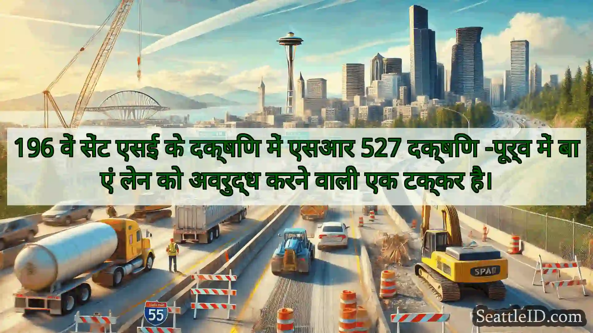 सिएटल परिवहन समाचार 196 वें सेंट एसई के दक्षिण में