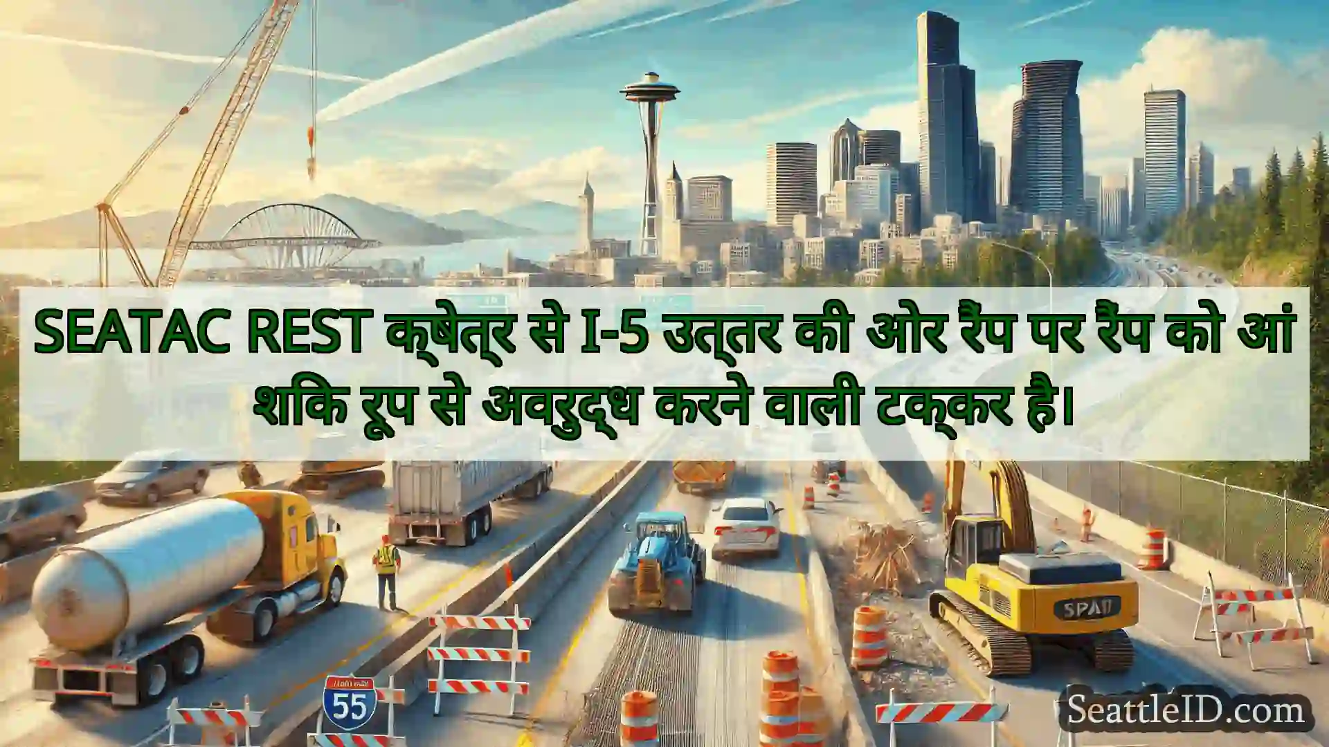 सिएटल परिवहन समाचार SEATAC REST क्षेत्र से I-5 उत्तर