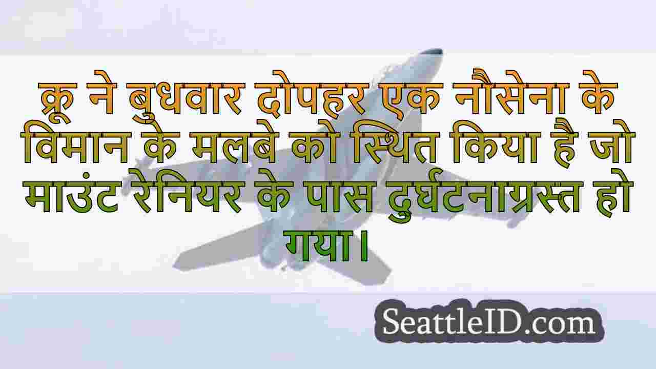माउंट रेनियर के पास पाए गए