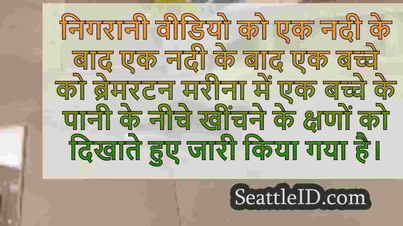 निगरानी वीडियो में युवा बच्चे पर हमला