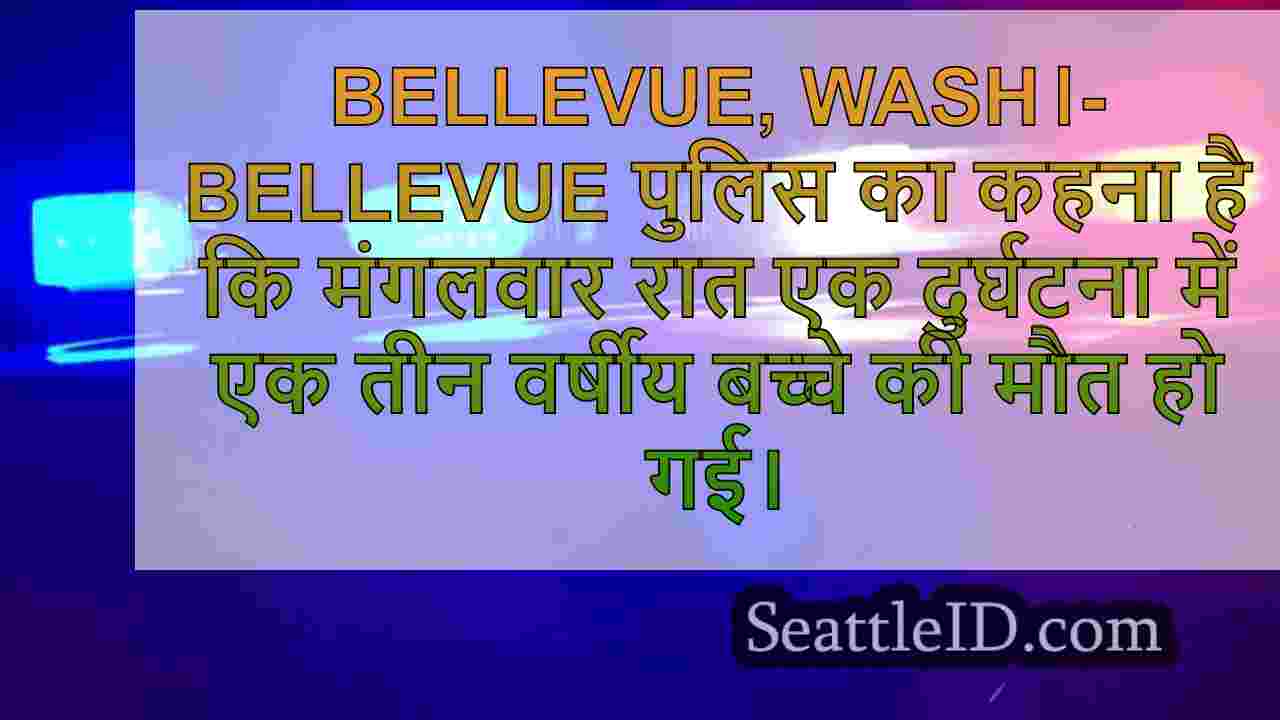 बेलव्यू क्रैश में 3 साल का बच्चा मारा