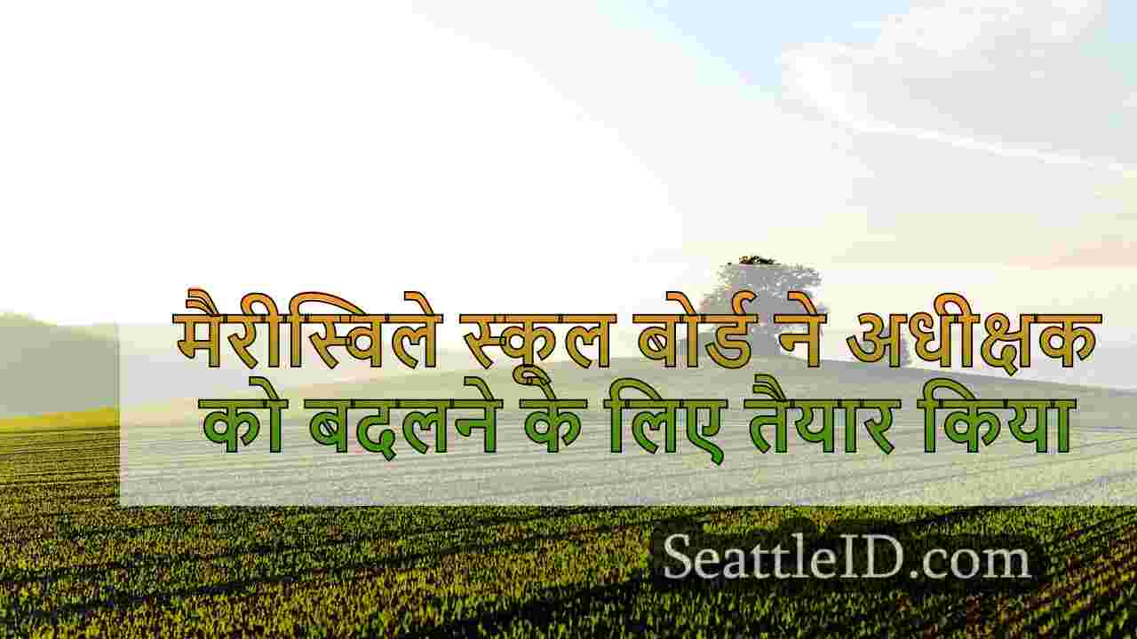 मैरीस्विले स्कूल बोर्ड ने अधीक्षक को