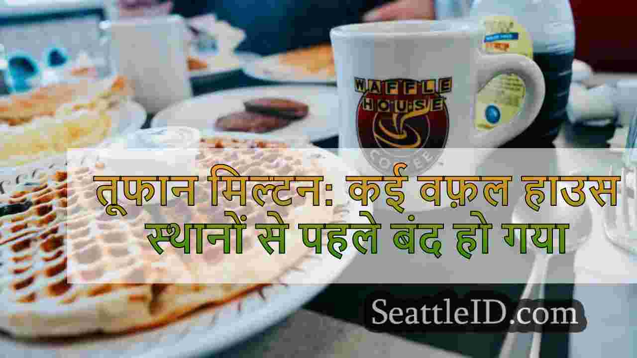 तूफान मिल्टन: तूफान से पहले कई वफ़ल