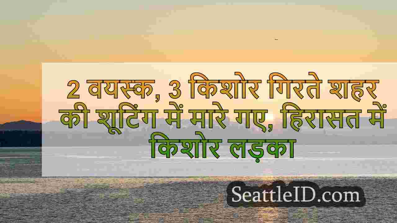 2 वयस्क, 3 किशोर गिरते शहर की शूटिंग