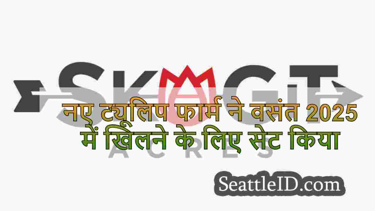नए ट्यूलिप फार्म ने वसंत 2025 में खिलने