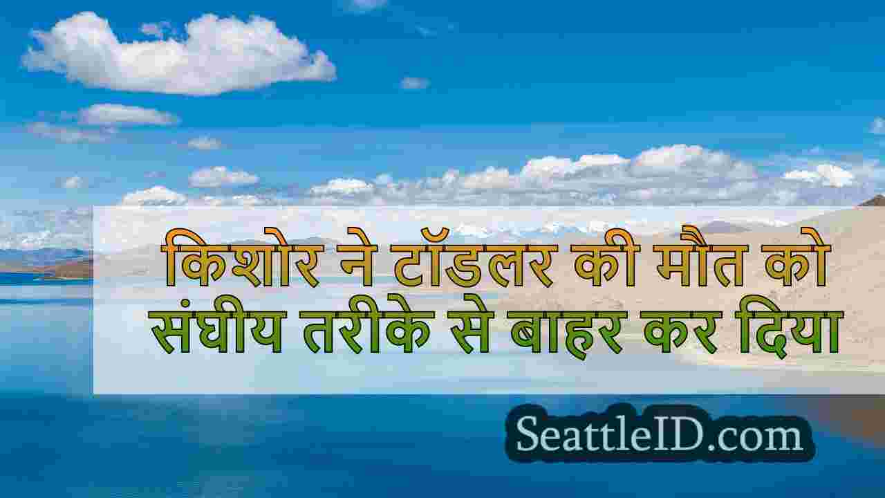 किशोर ने टॉडलर की मौत को संघीय तरीके से