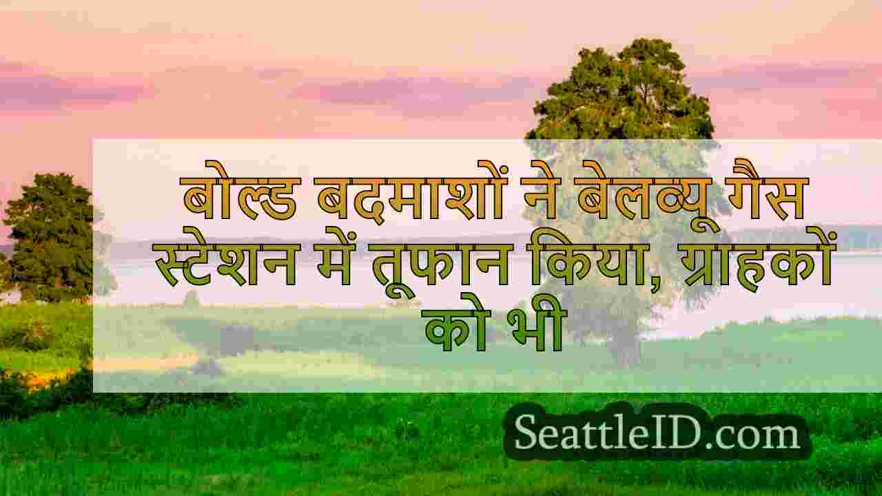 बोल्ड बदमाशों ने बेलव्यू गैस स्टेशन में
