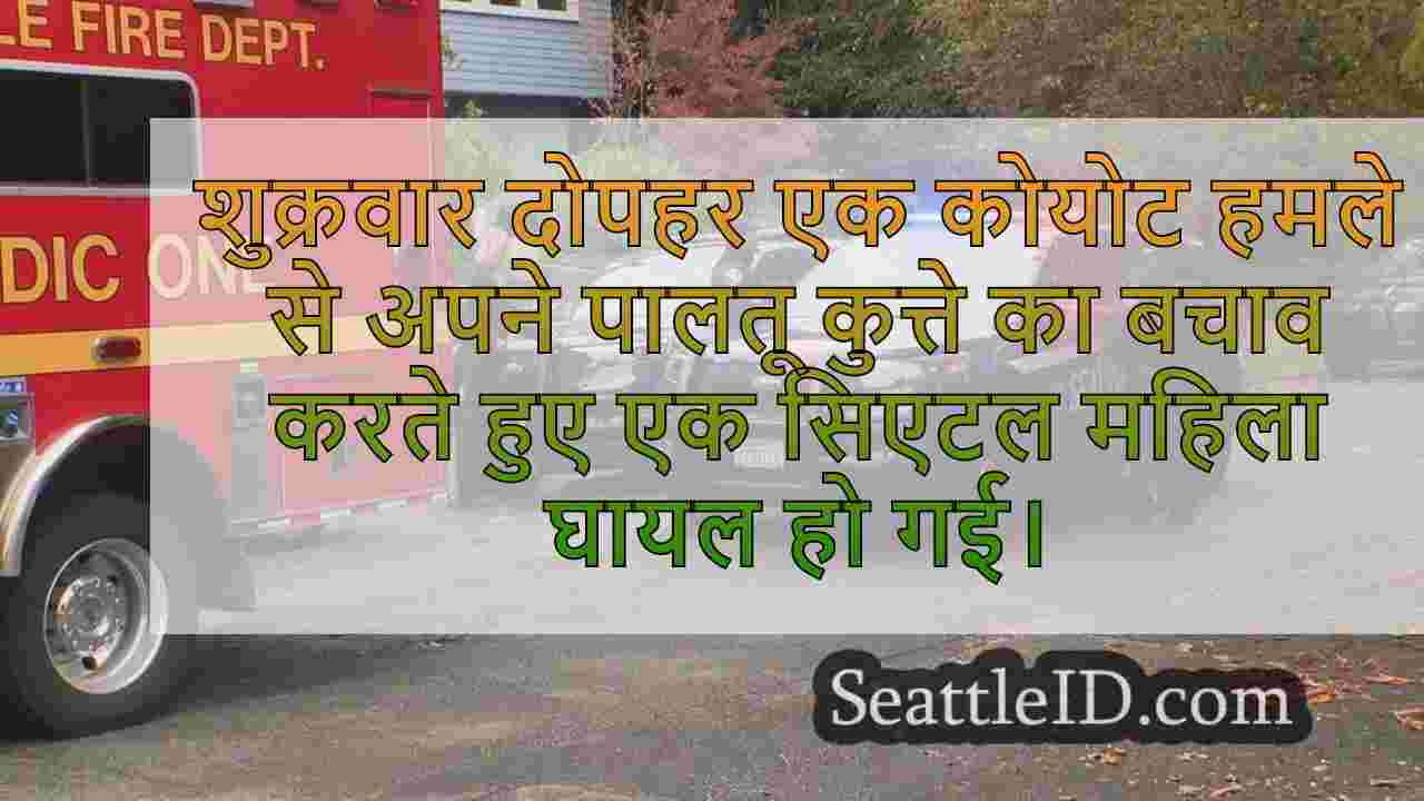 कोयोट हमले से अपने पालतू कुत्ते का बचाव