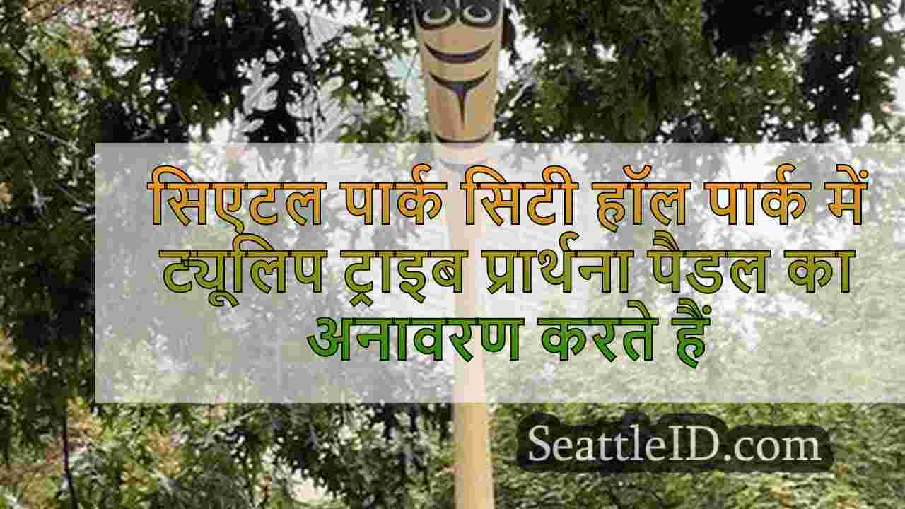सिएटल पार्क सिटी हॉल पार्क में ट्यूलिप