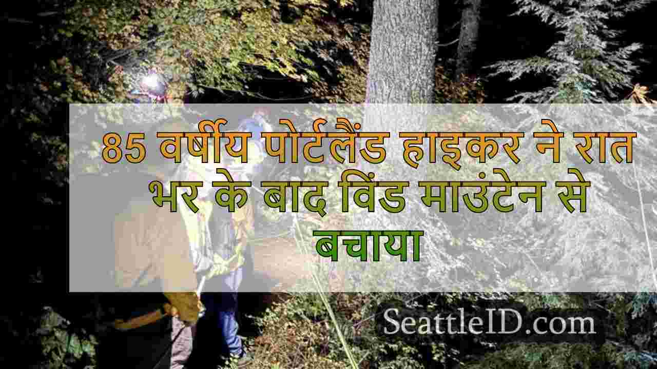 85 वर्षीय पोर्टलैंड हाइकर ने रात भर खोज