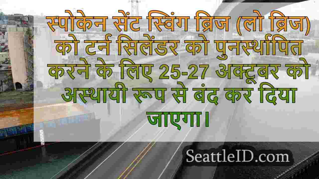 स्पोकेन सेंट स्विंग ब्रिज क्लोजर सेट के