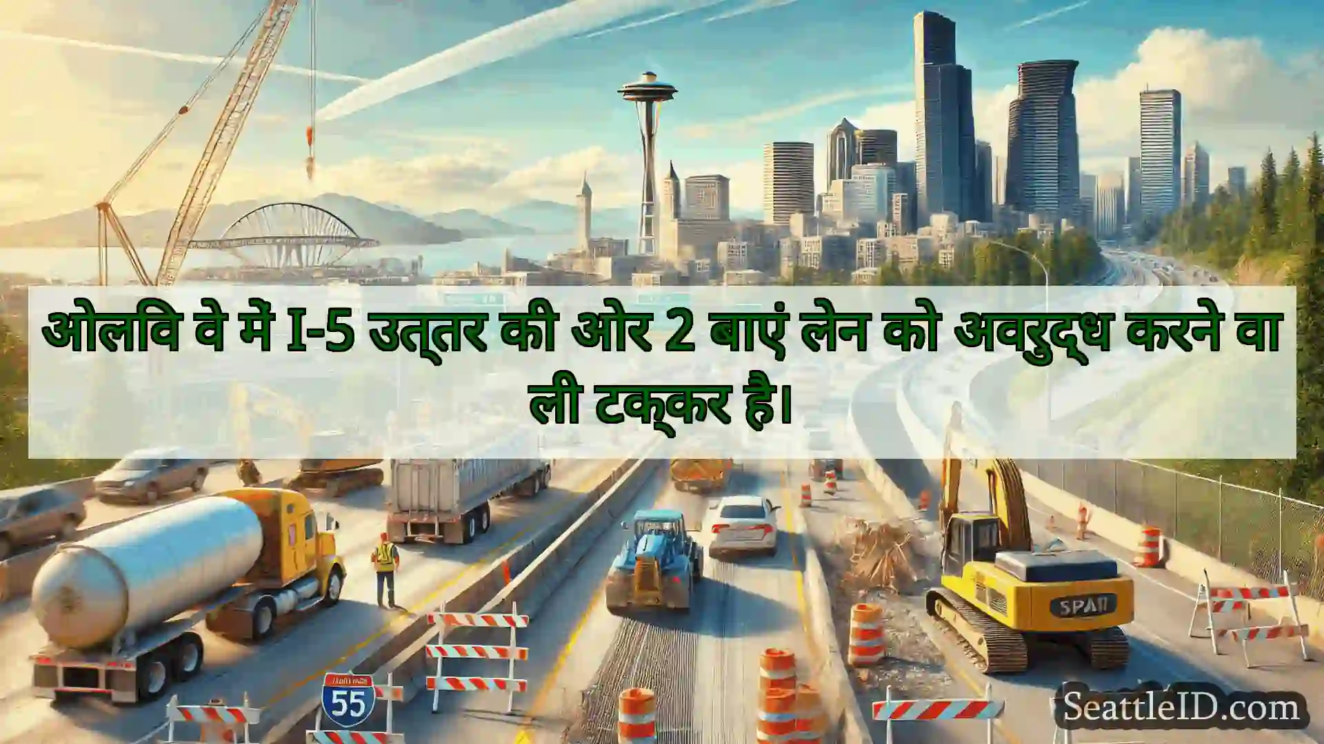 सिएटल परिवहन समाचार ओलिव वे में I-5 उत्तर की ओर 2 बाएं