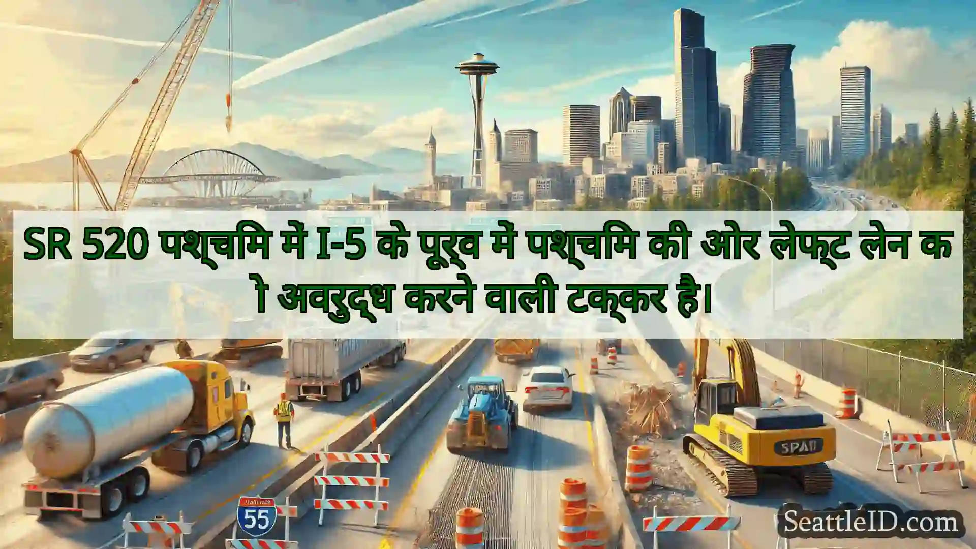सिएटल परिवहन समाचार SR 520 पश्चिम में I-5 के पूर्व में