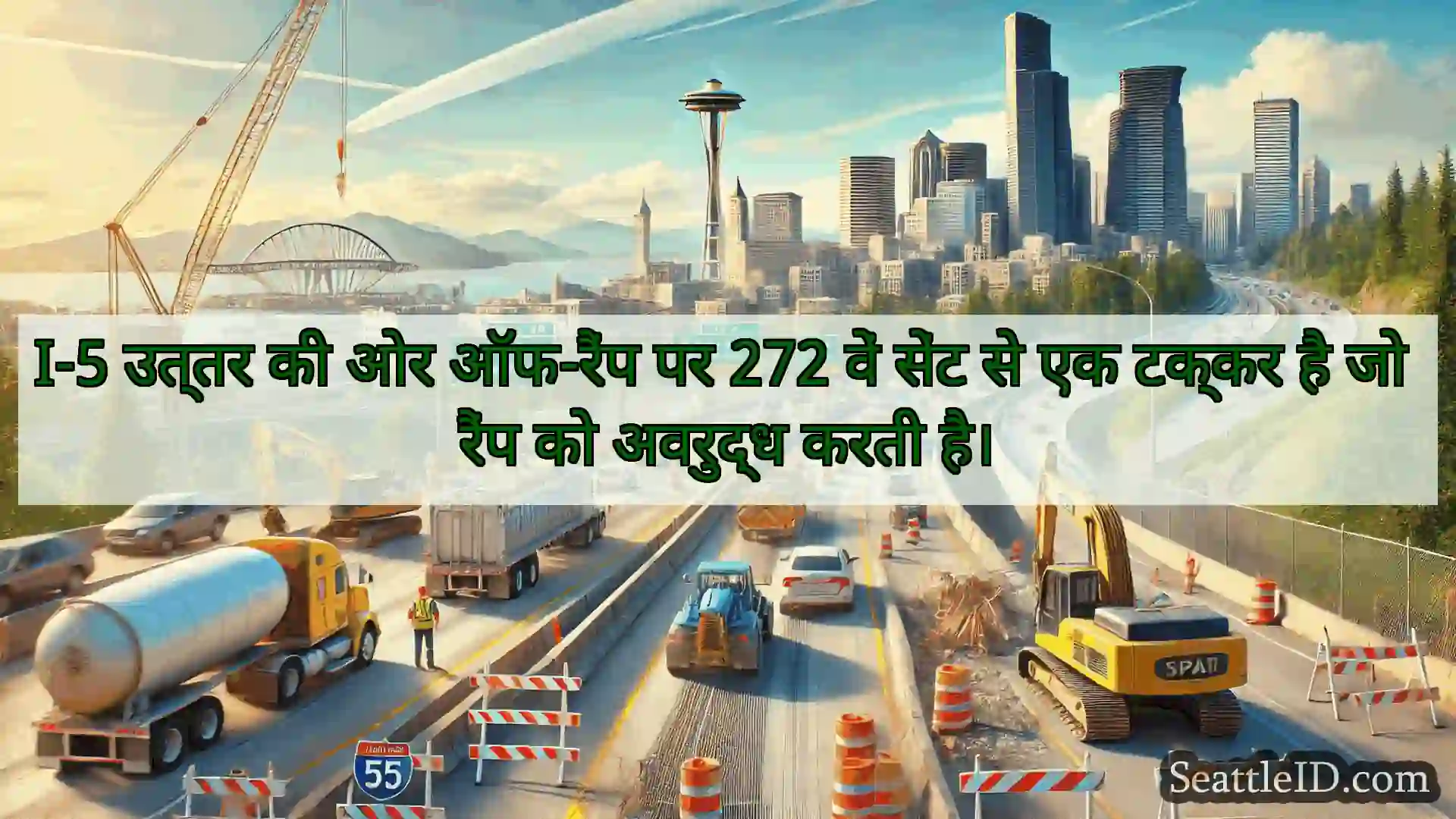 सिएटल परिवहन समाचार I-5 उत्तर की ओर ऑफ-रैंप पर 272 वें