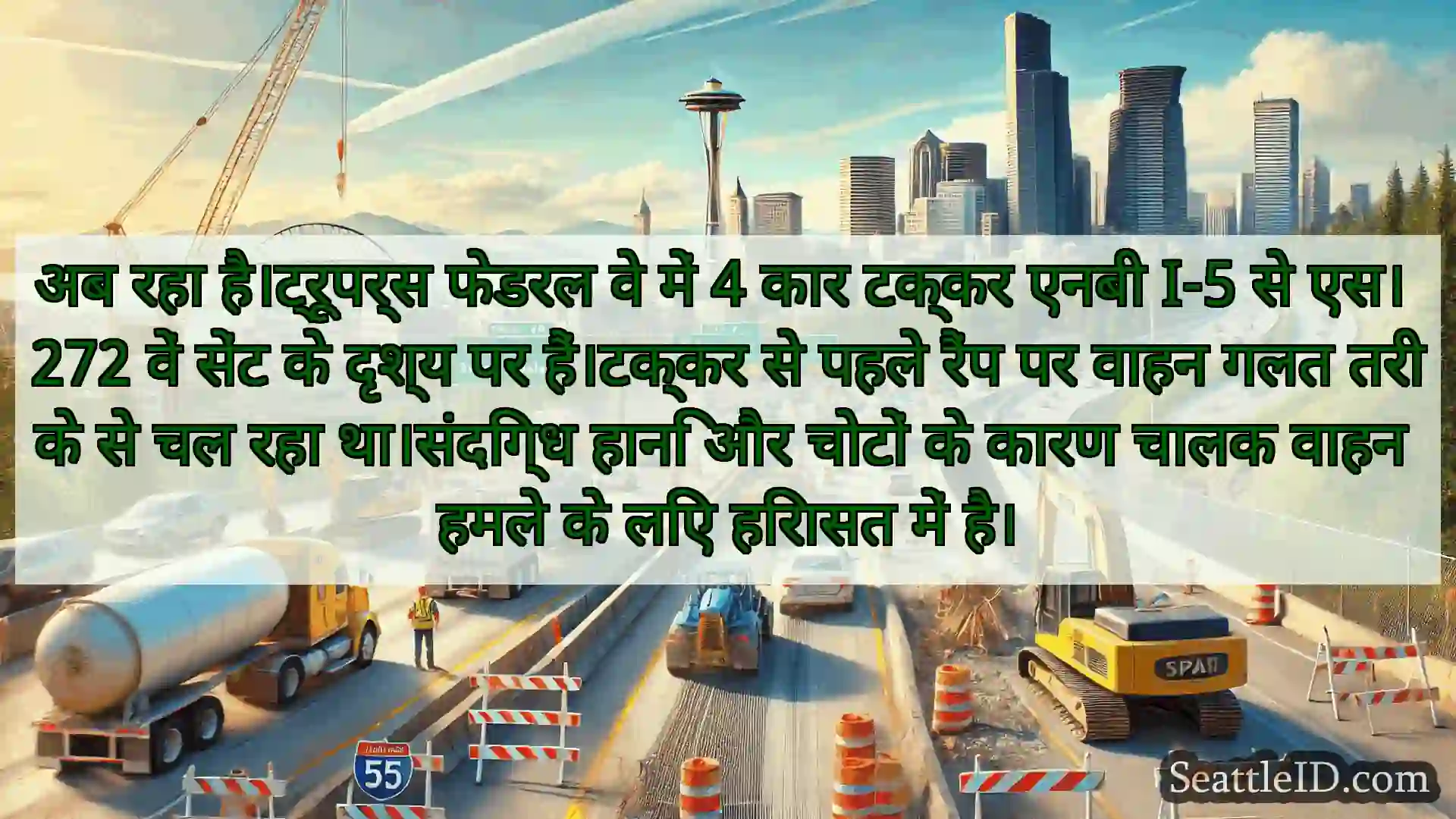 सिएटल परिवहन समाचार अब रहा है।ट्रूपर्स फेडरल वे में 4