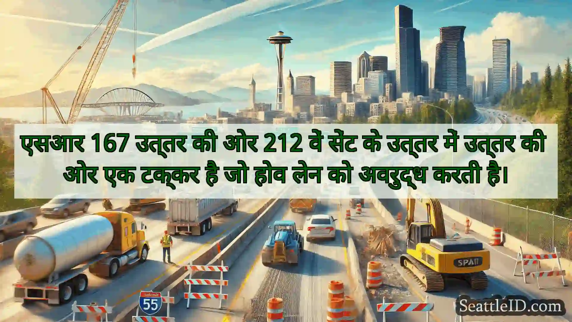 सिएटल परिवहन समाचार एसआर 167 उत्तर की ओर 212 वें सेंट