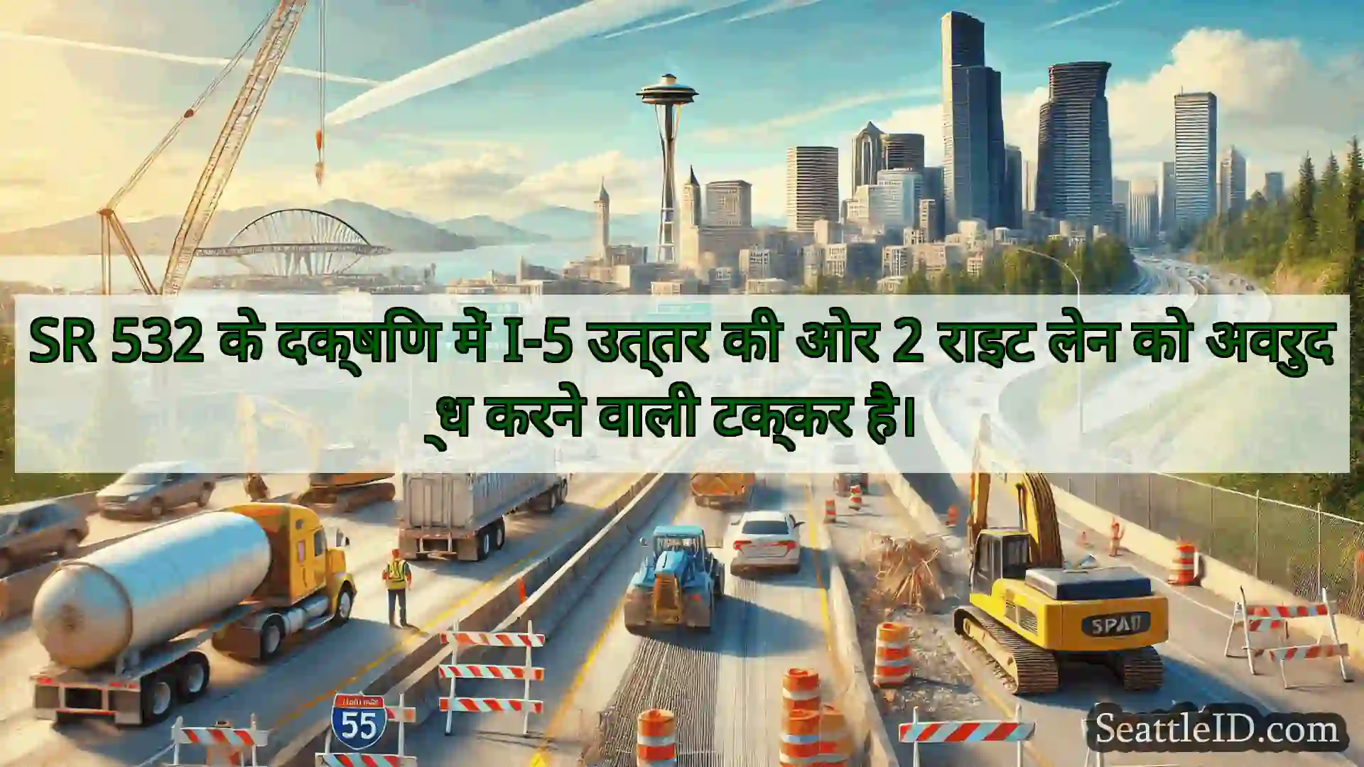 सिएटल परिवहन समाचार SR 532 के दक्षिण में I-5 उत्तर की