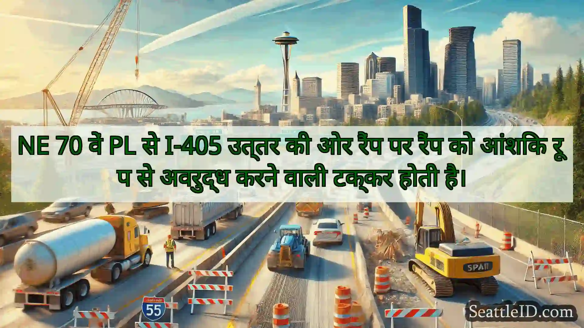 सिएटल परिवहन समाचार NE 70 वें PL से I-405 उत्तर की ओर