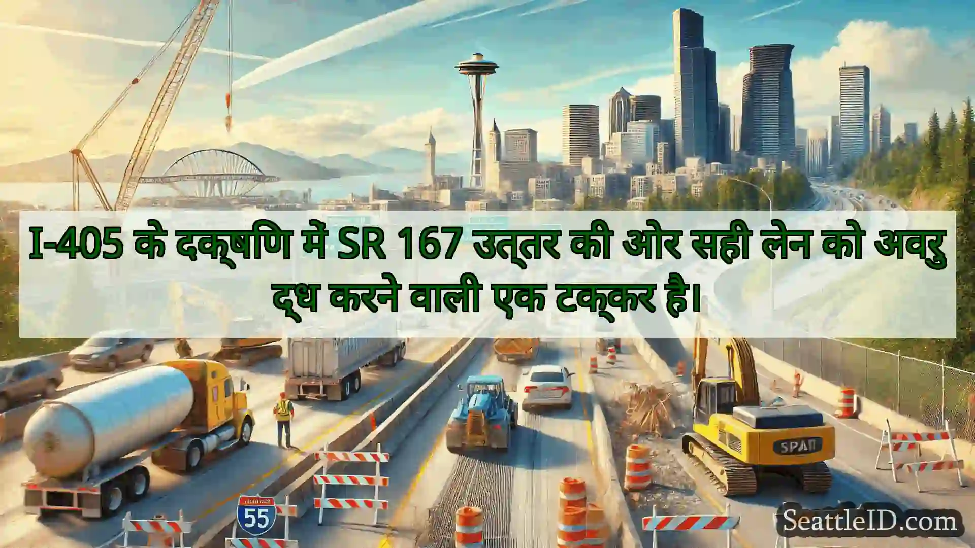 सिएटल परिवहन समाचार I-405 के दक्षिण में SR 167 उत्तर