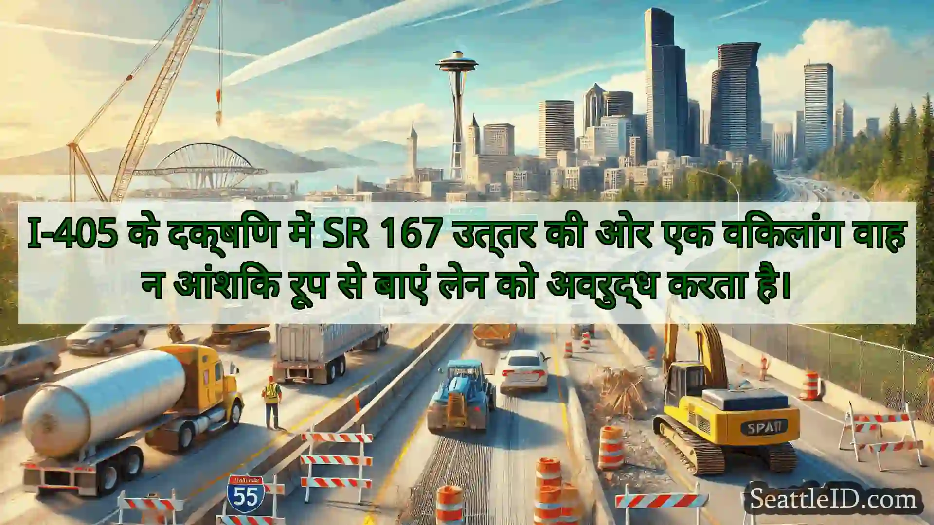 सिएटल परिवहन समाचार I-405 के दक्षिण में SR 167 उत्तर