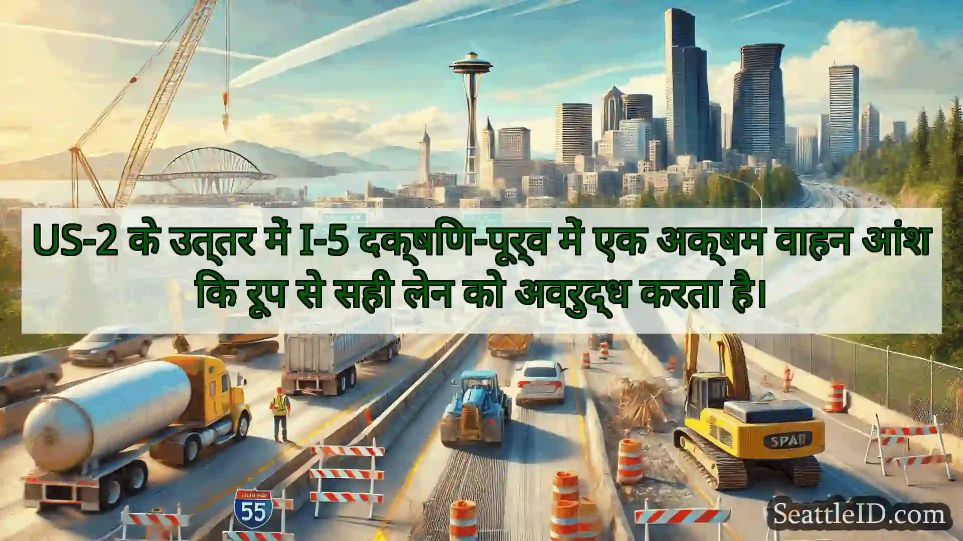 सिएटल परिवहन समाचार US-2 के उत्तर में I-5 दक्षिण-पूर्व