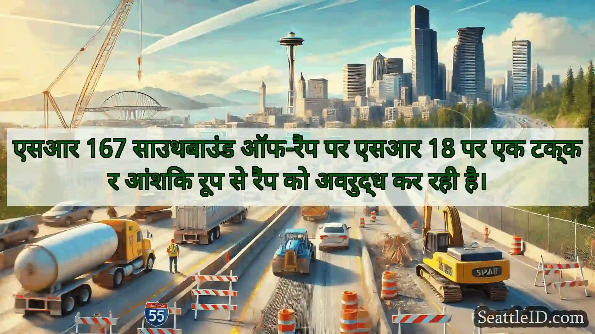 सिएटल परिवहन समाचार एसआर 167 साउथबाउंड ऑफ-रैंप पर एसआर