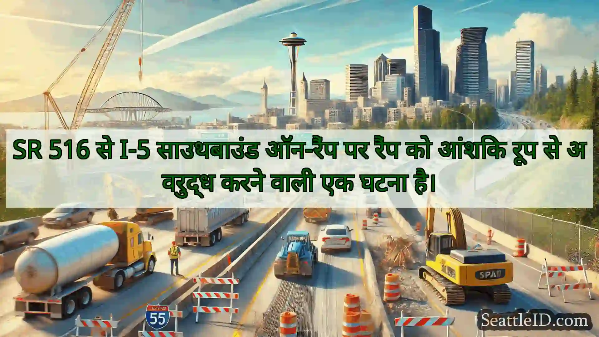 सिएटल परिवहन समाचार SR 516 से I-5 साउथबाउंड ऑन-रैंप पर