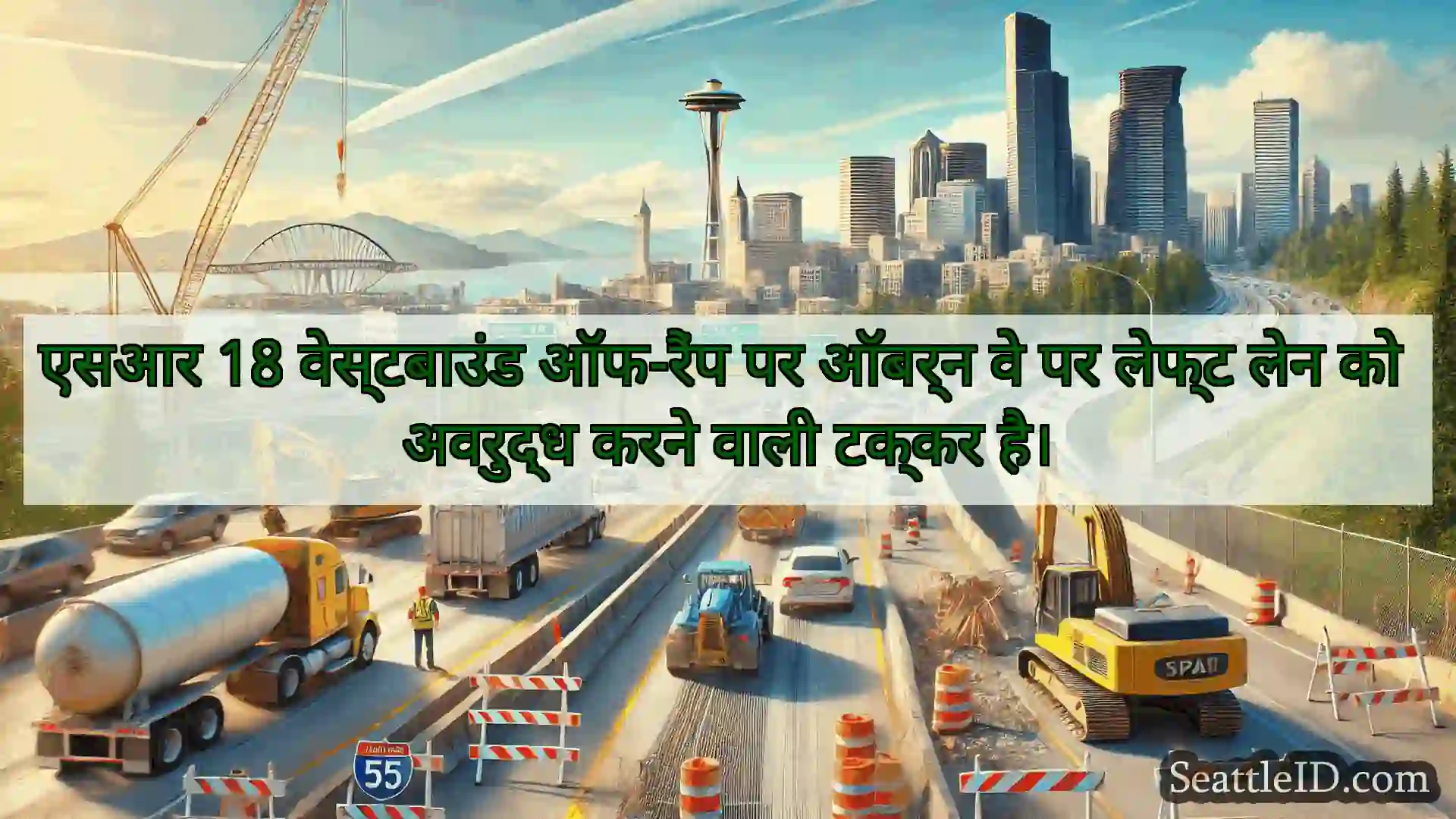 सिएटल परिवहन समाचार एसआर 18 वेस्टबाउंड ऑफ-रैंप पर